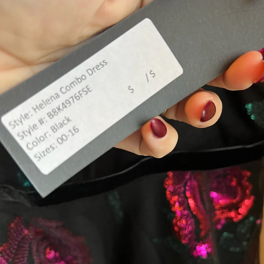 NWT Revolve PARKER BLACK LABEL Midi Beaded Sequin Gown Size 4 Helena Combo $598 - Picture 9 of 11